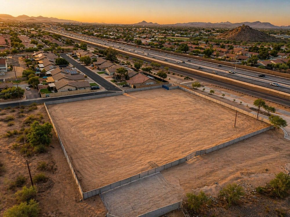 Glendale AZ land for sale large residential lot with room for development